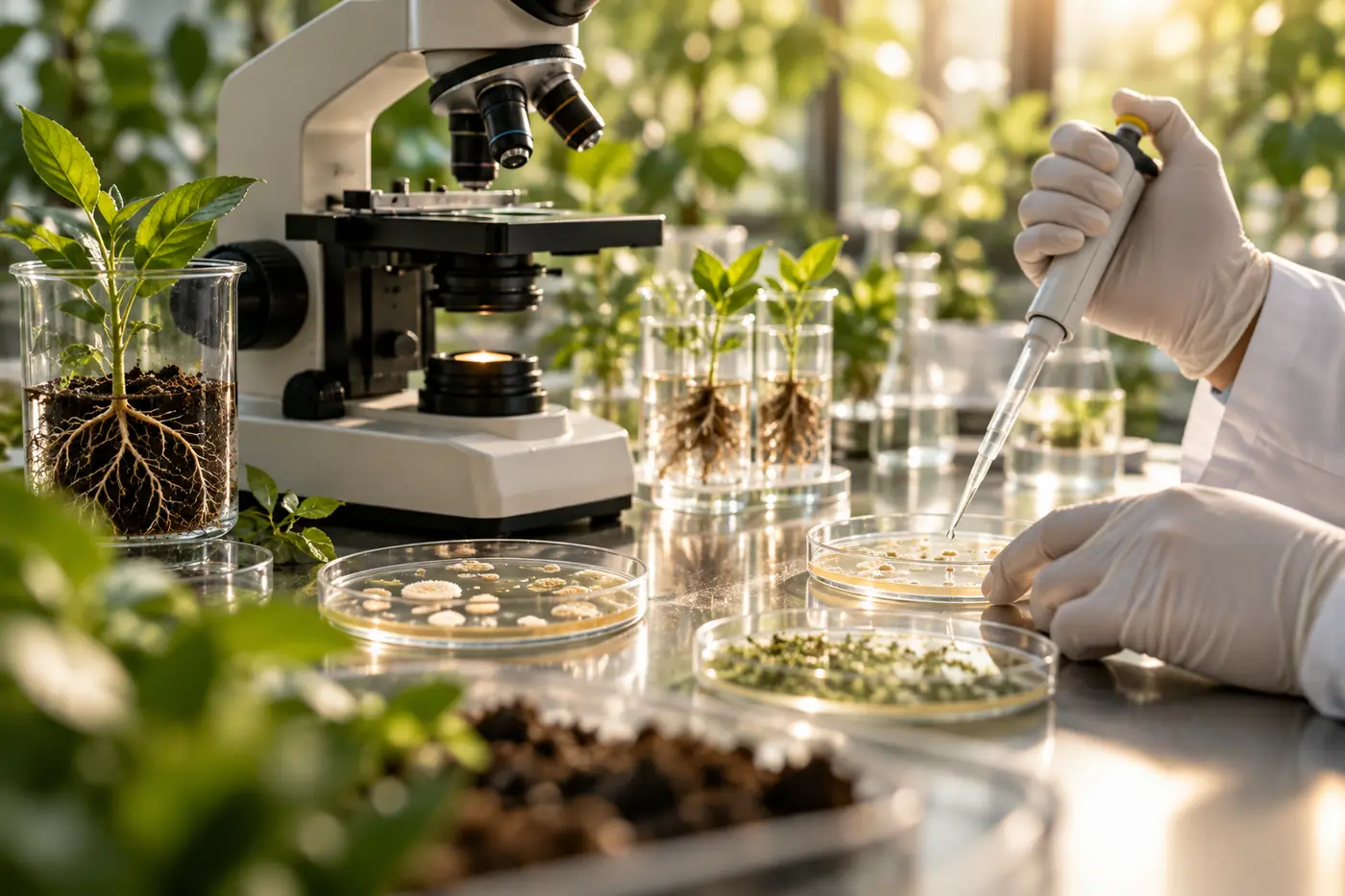 Microbial research laboratory